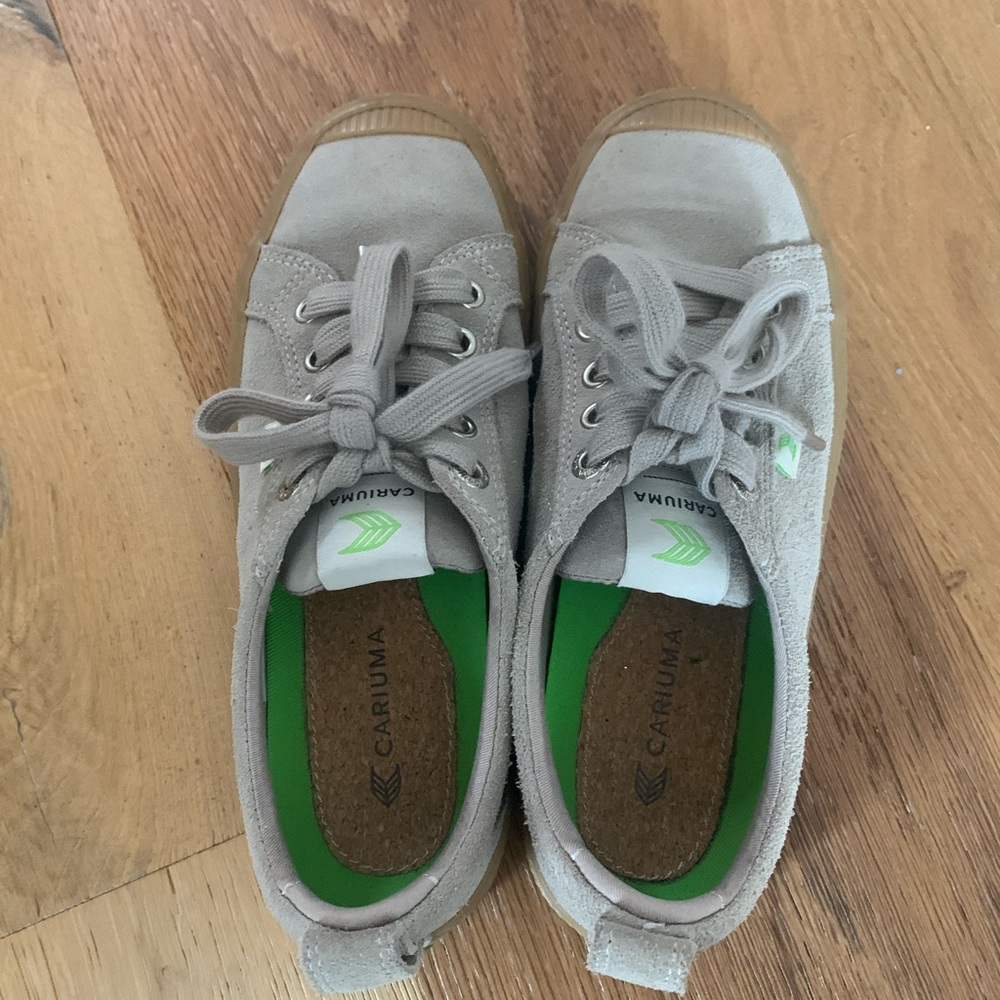 Cariuma grey gum suede low OCA sneaker shoes 6